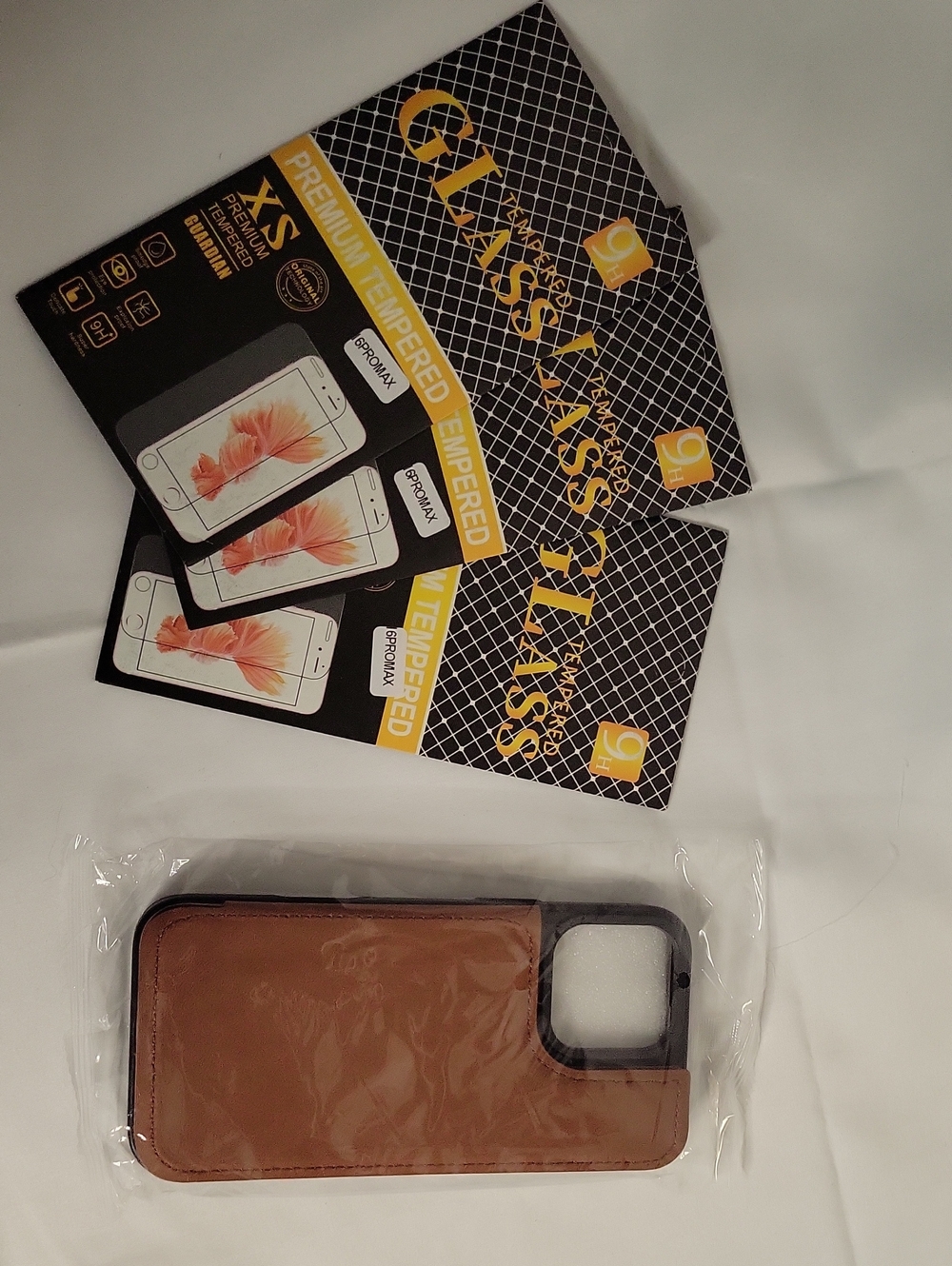 Apple Iphome 14 Or I Phone 14 Leather Wallet Phone Case with Card Slot - Brown
